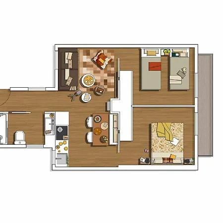Charming Parallel Appartement